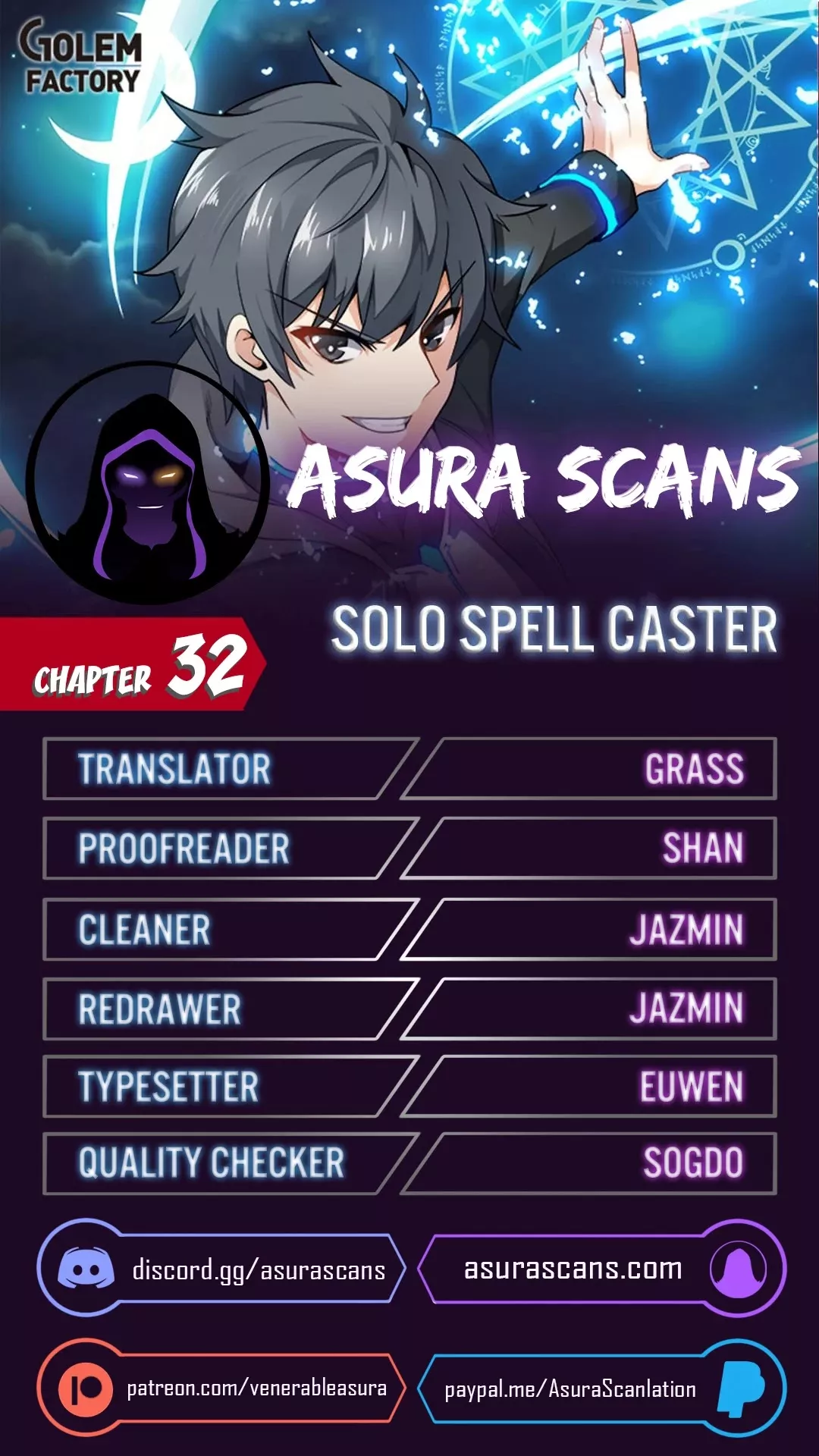 Read Solo Spell Caster Chapter 32 Online