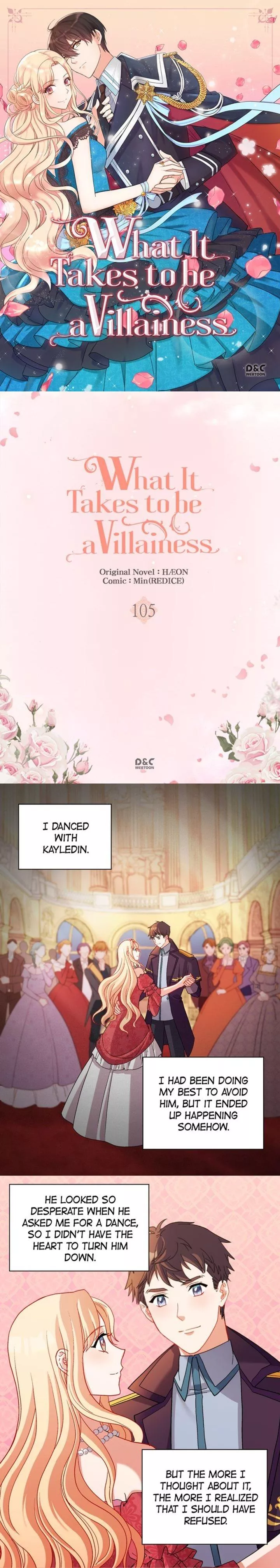 Read What It Takes to Be a Villainess Chapter 105 Online