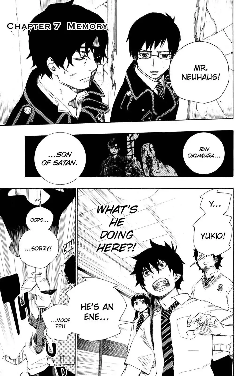 Read Ao no Exorcist Chapter 7 - Memory Online