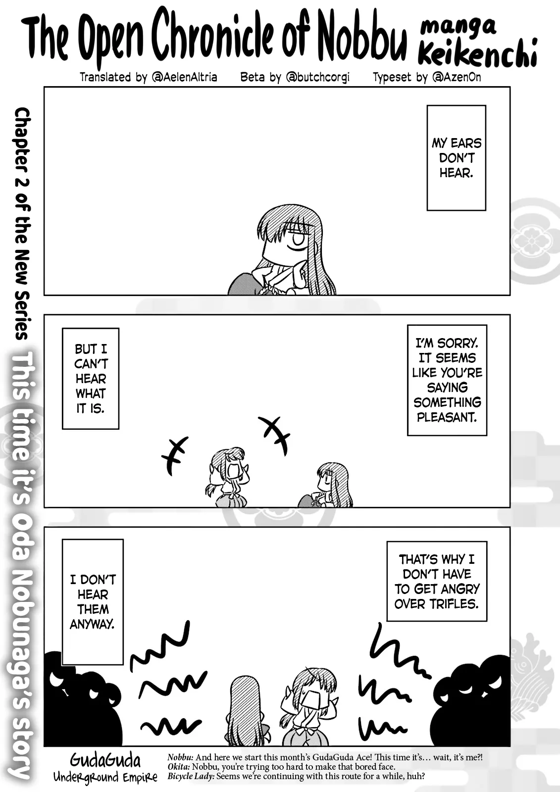 Read Gudaguda Ace RE Chapter 2 - The Open Chronicle of Nobbu Online