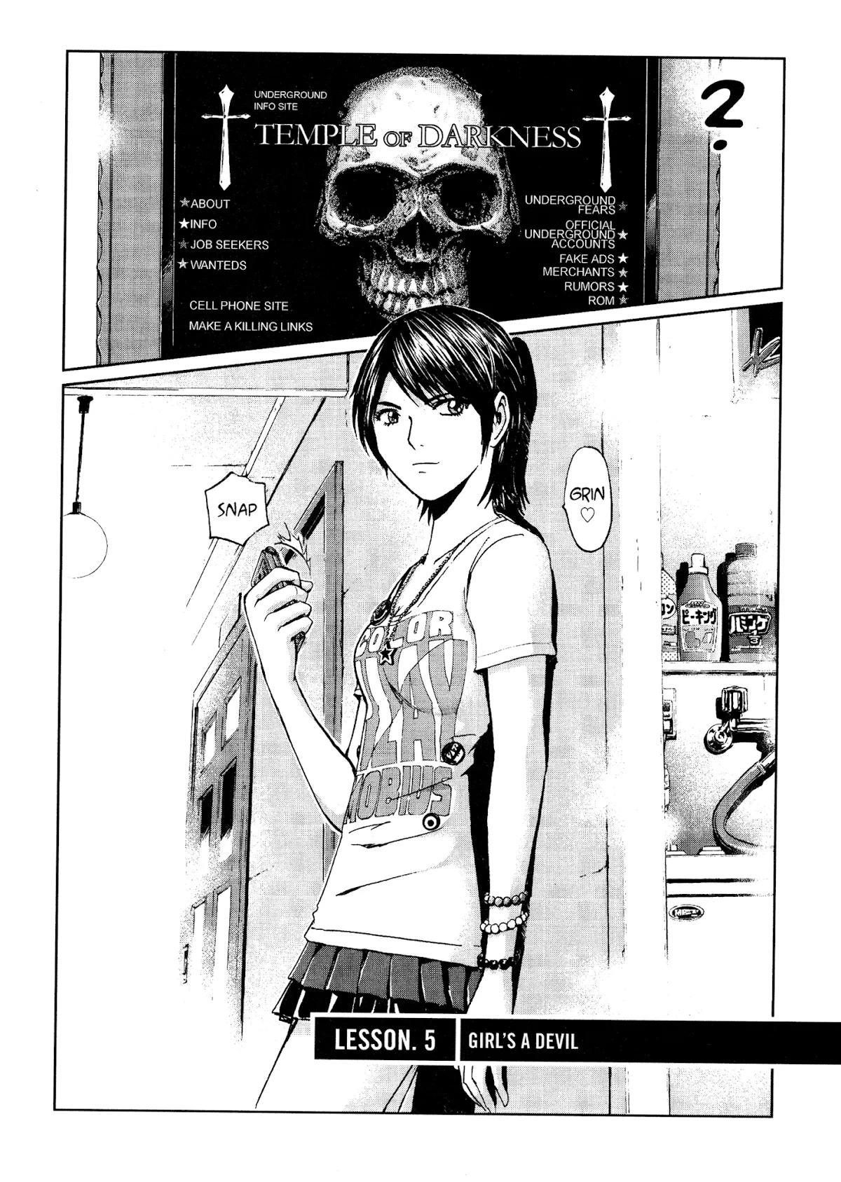 Read GTO: Shonan 14 Days Chapter 5 - Girl's A Devil Online
