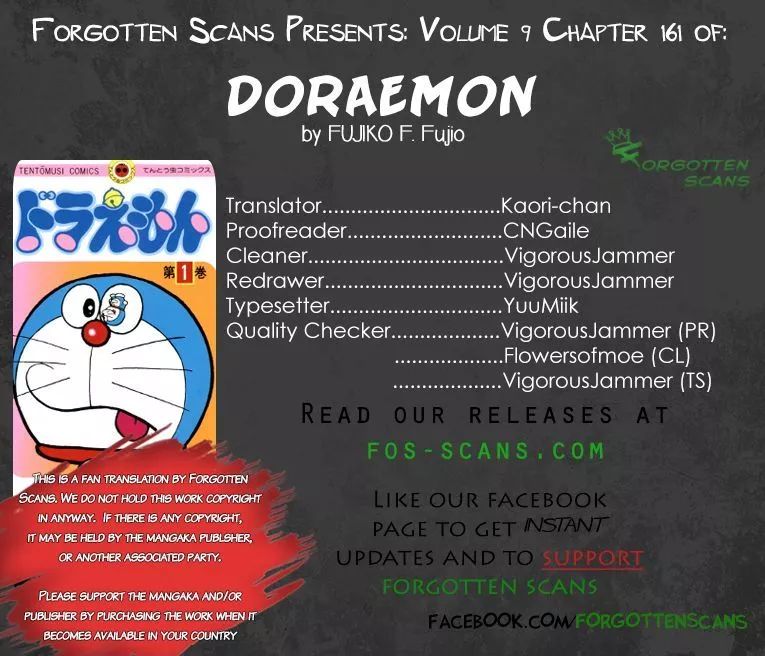 Read Doraemon Chapter 161 Online