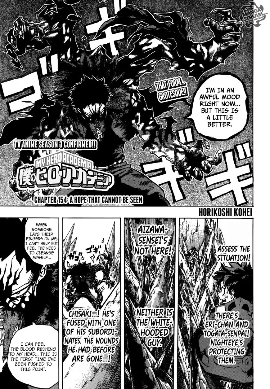 Read Boku no Hero Academia Chapter 154 - A hope that cannot be seen Online