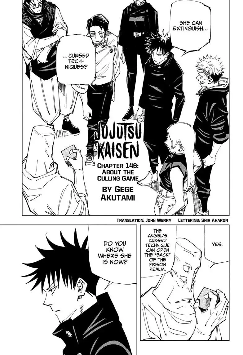 Read Jujutsu Kaisen Chapter 146 Online