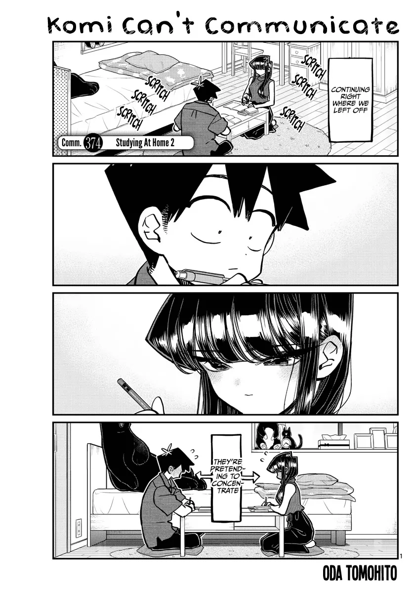 Read Komi-san wa Komyushou Desu Chapter 374 - Studying At Home 2 Online