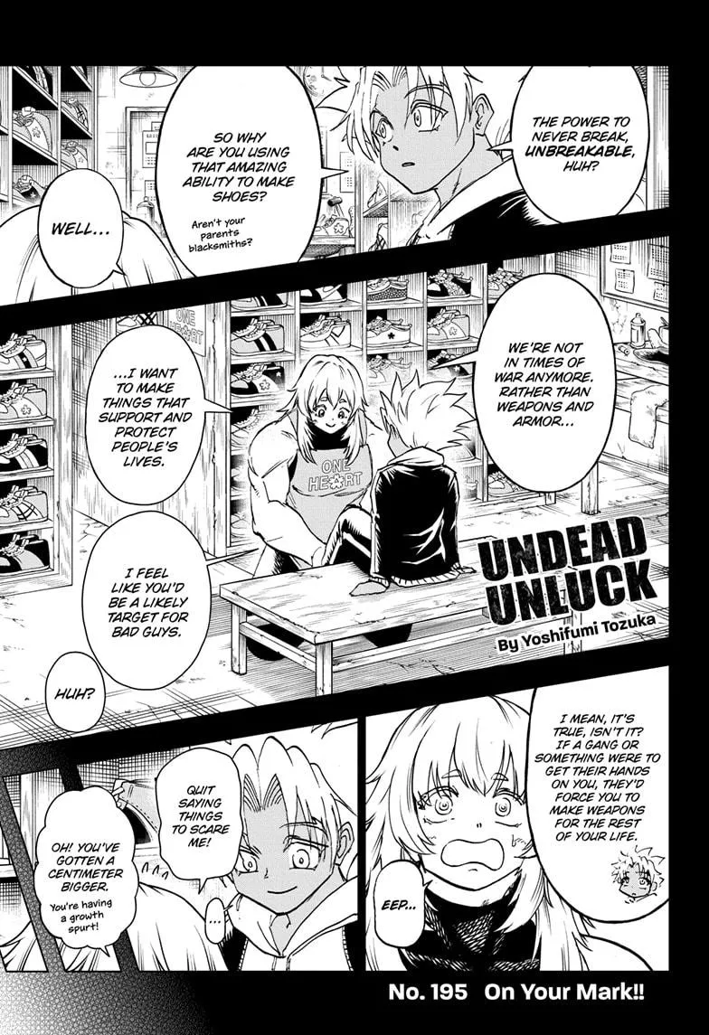 Read Undead + Unluck Chapter 195 Online