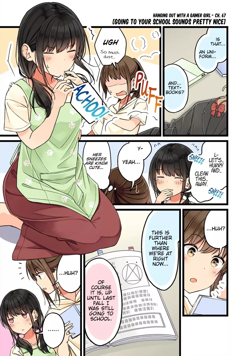 Read Hanging Out With a Gamer Girl Chapter 67 - Going to Your School Sounds Pretty Nice Online