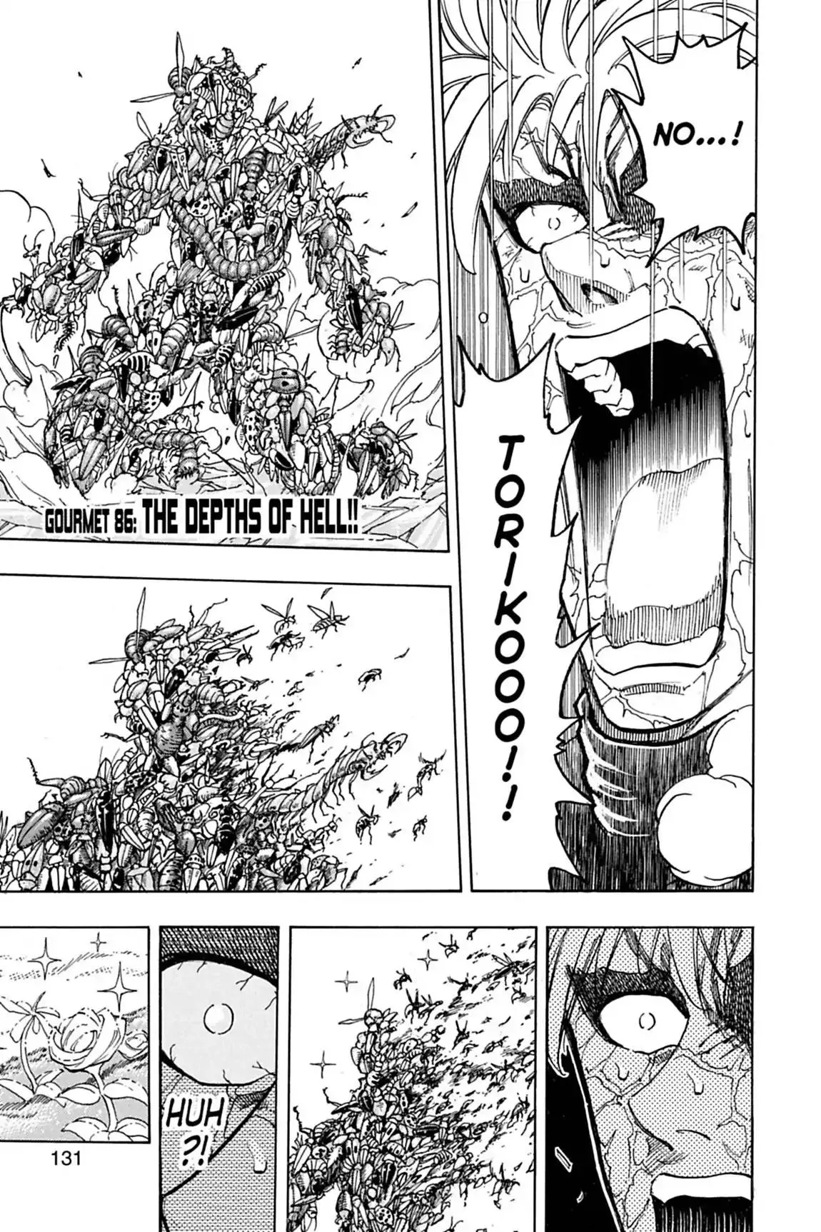 Read Toriko Chapter 86 - Vol.10 Gourmet 86: The Depths of Hell!! Online