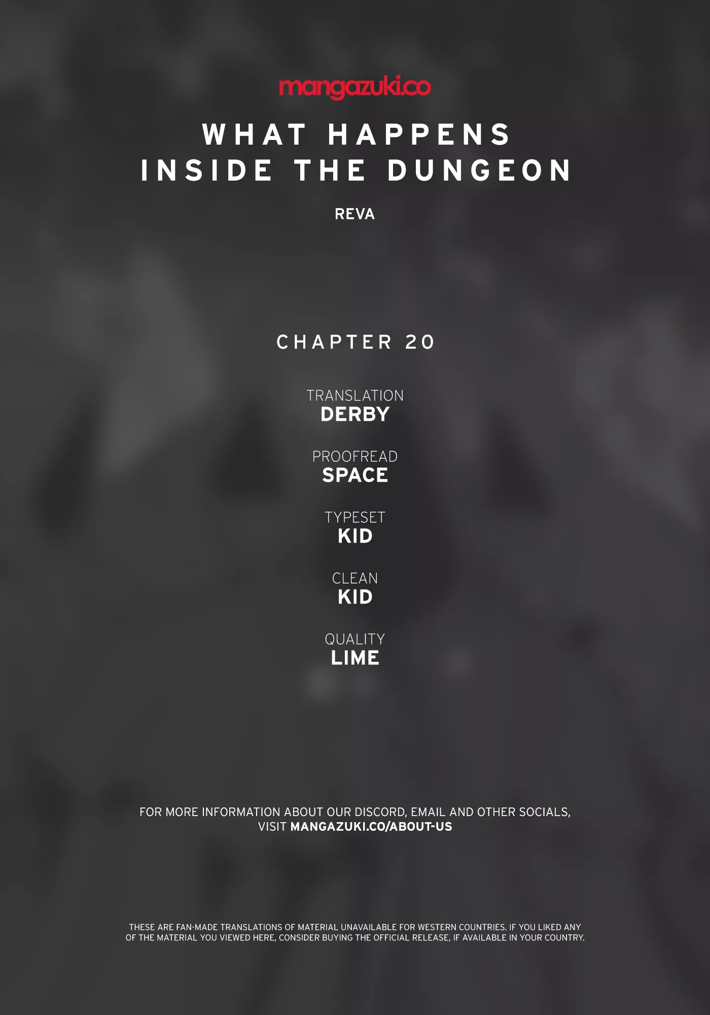 Read What Happens Inside the Dungeon Chapter 20 Online