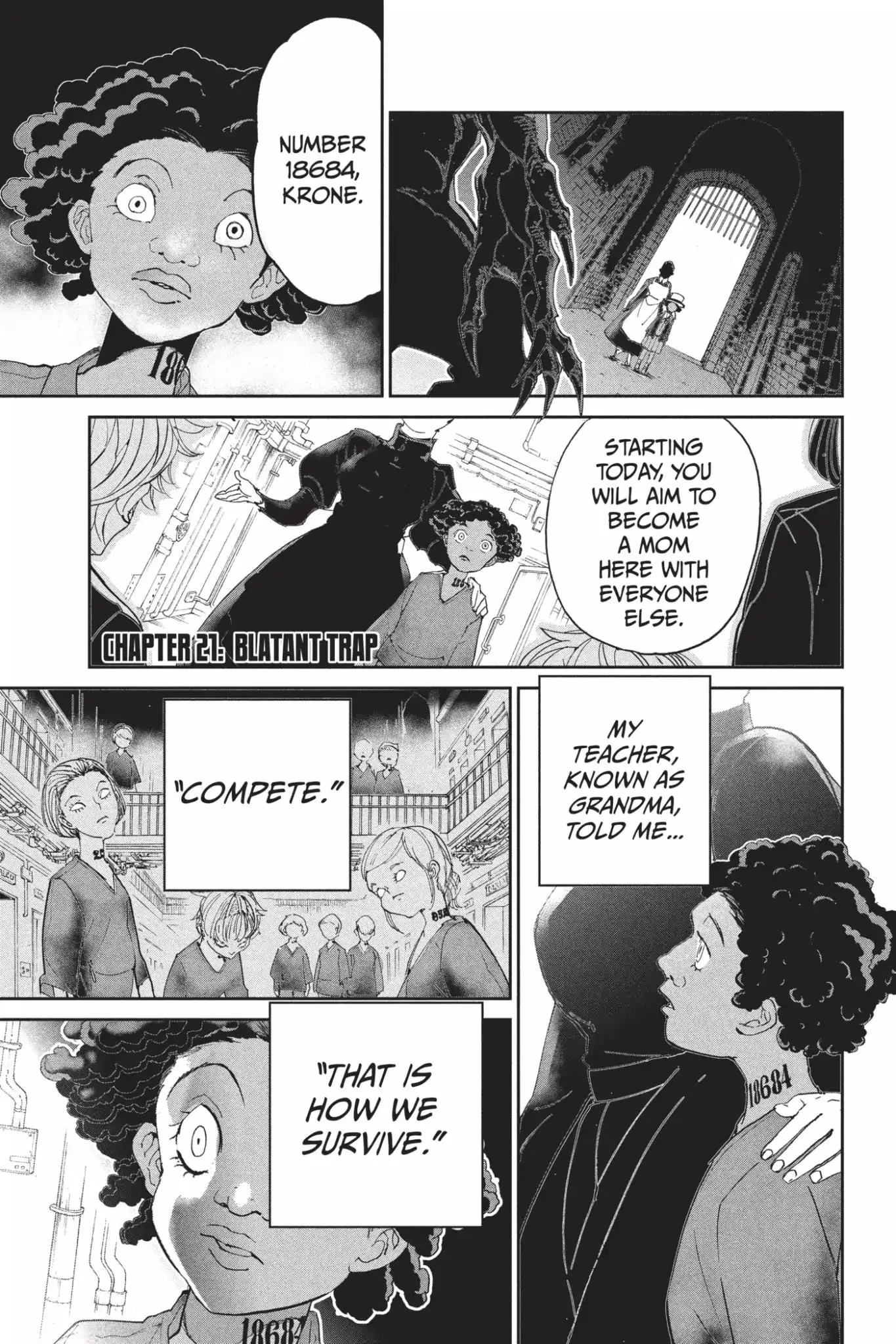 Read Yakusoku no Neverland Chapter 21 - Blatant Trap Online