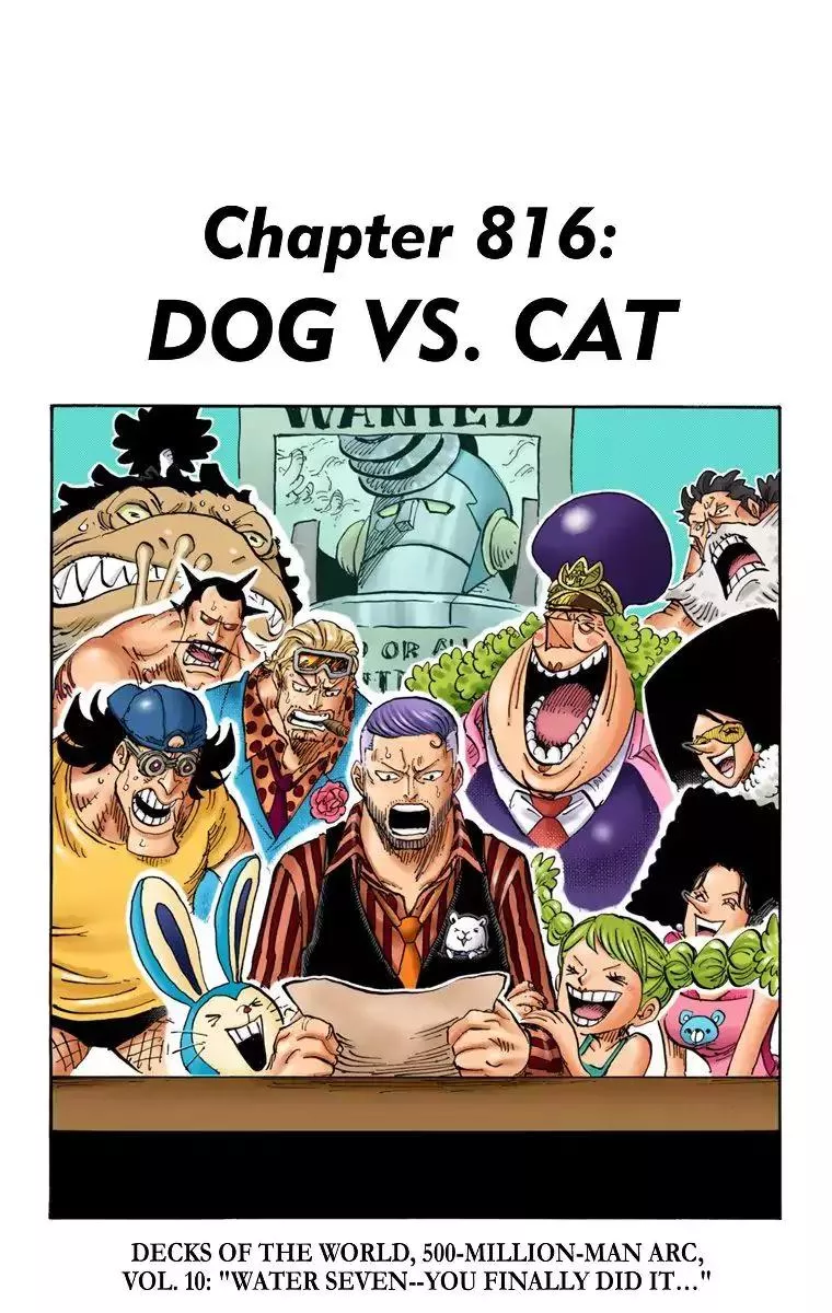 Read One Piece Chapter 816 - Dog Vs. Cat Online