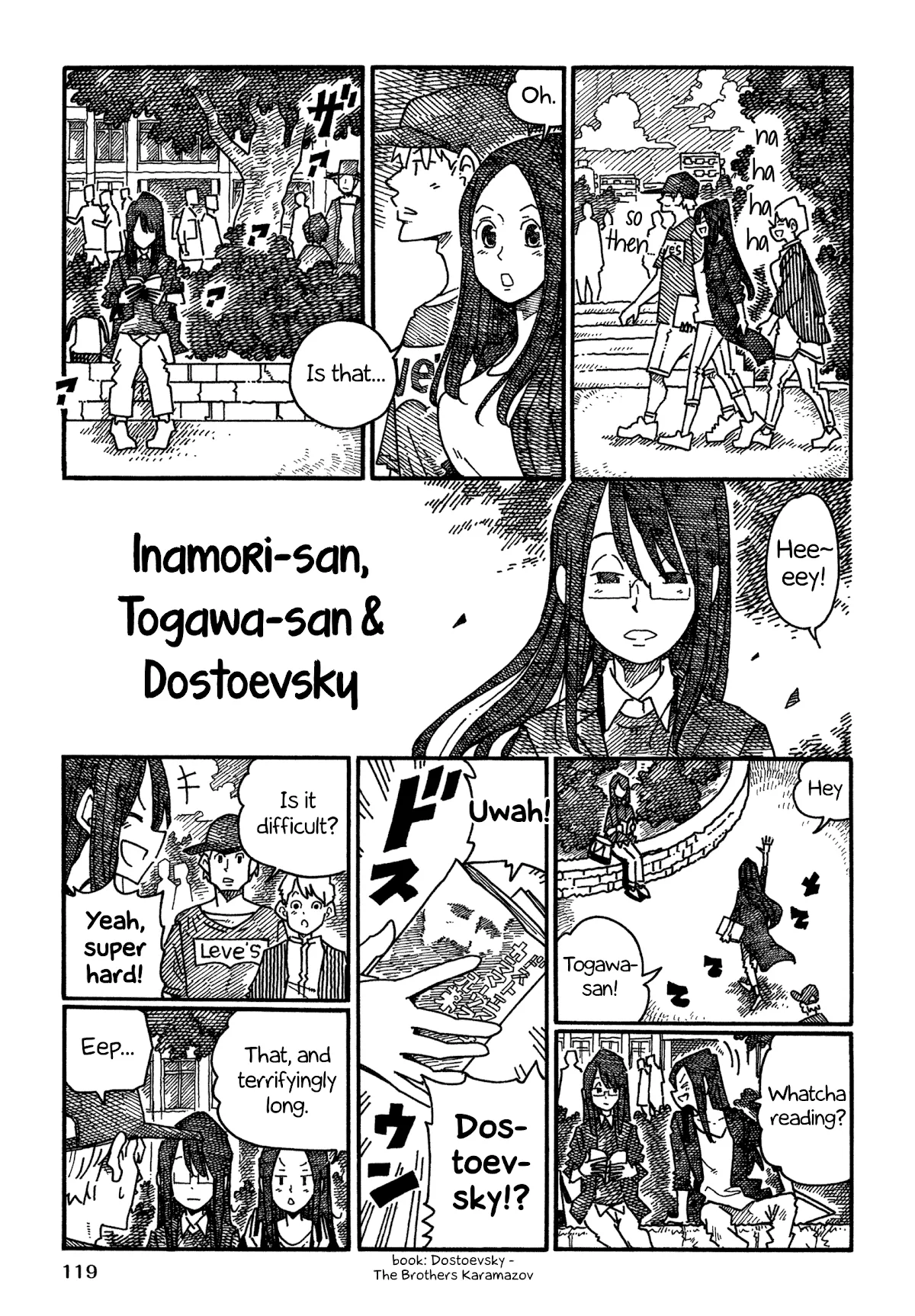 Read Hatarakanai Futari (The Jobless Siblings) Chapter 1085.2 - Inamori-san, Togawa-san & Dostoevsky Online