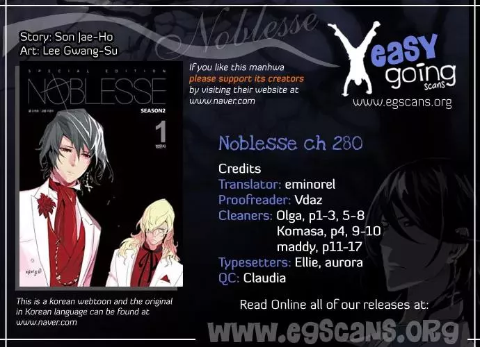 Read Noblesse Chapter 280 - Ep.280 Online