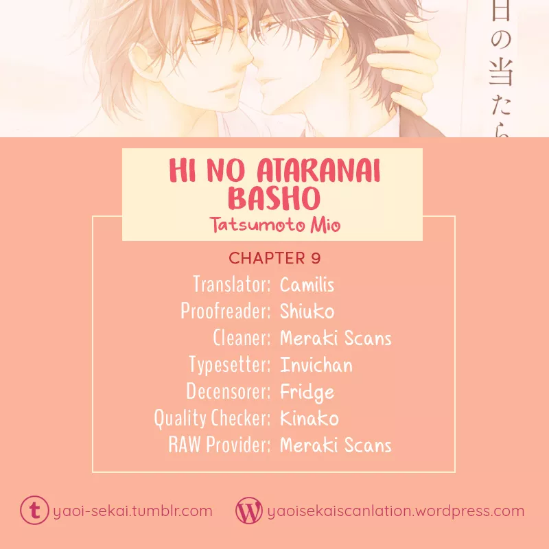Read Hi no Ataranai Basho Chapter 9 Online