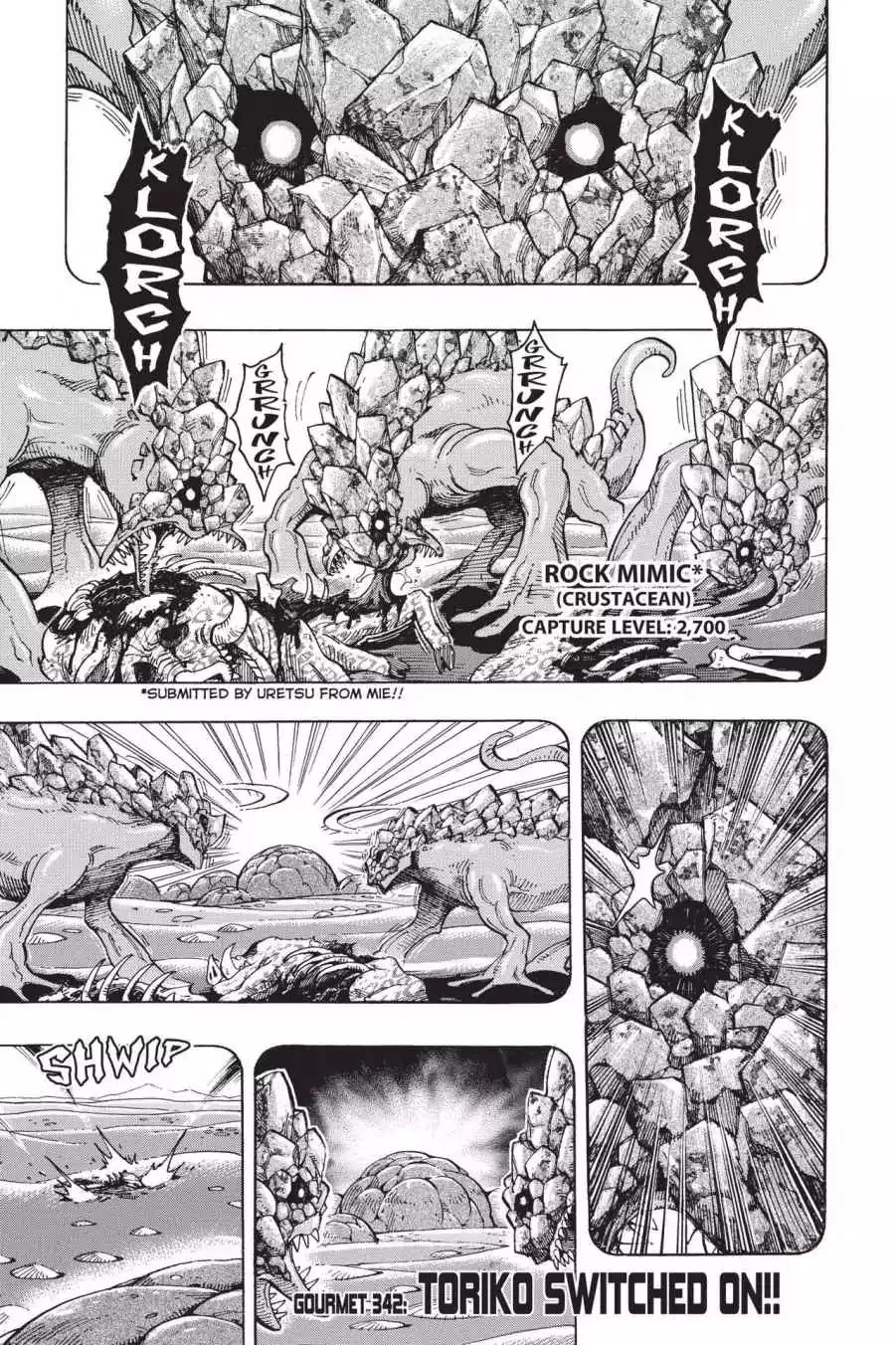 Read Toriko Chapter 342 - Vol.38 Gourmet 342: Toriko Switched On!! Online