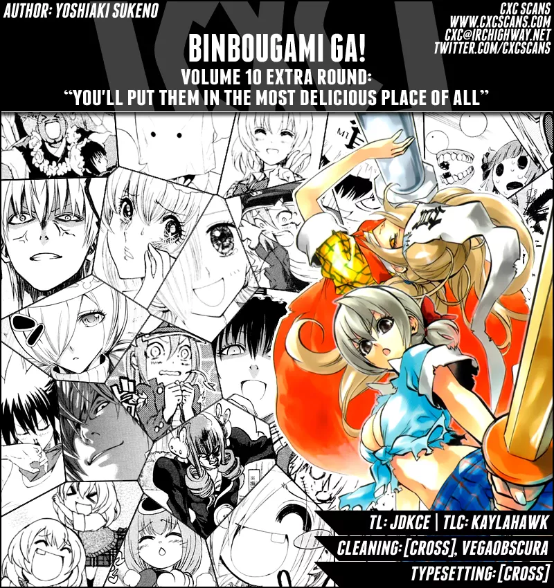 Read Binbougami ga! Chapter 47.1 - Extra Round: You'll Put Them in the Most Delicious Place Of All Online