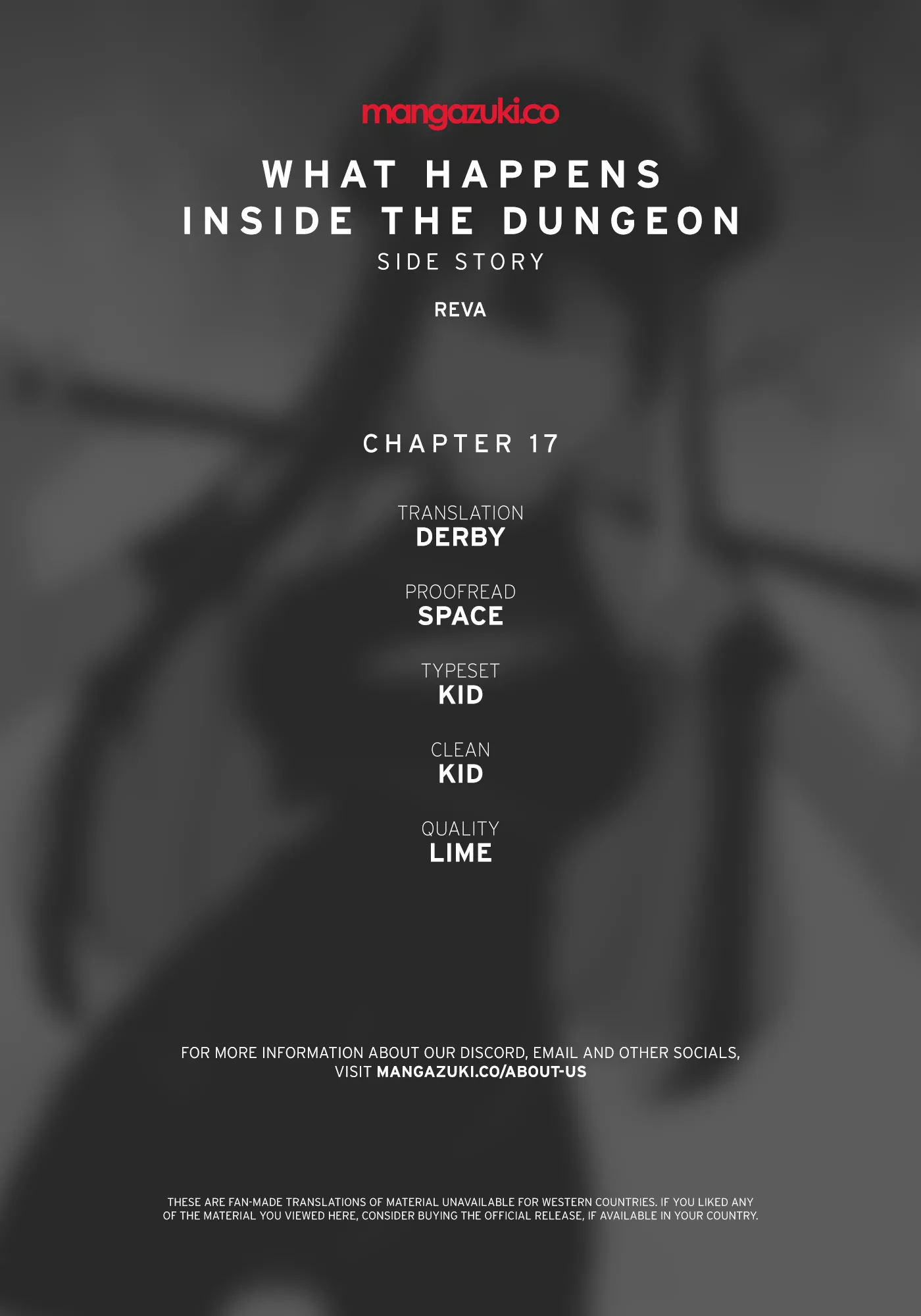 Read What Happens Inside the Dungeon Chapter 127 - Side Story - Chapter 17 Online