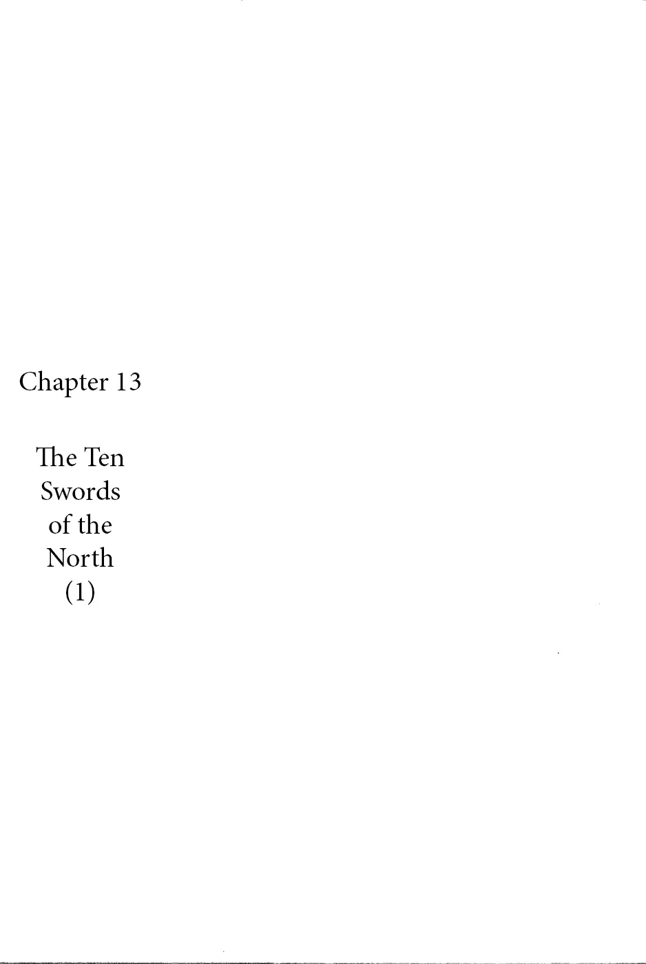 Read Gunjou Gakusha Chapter 13 - The Ten Swords of the North (1) Online