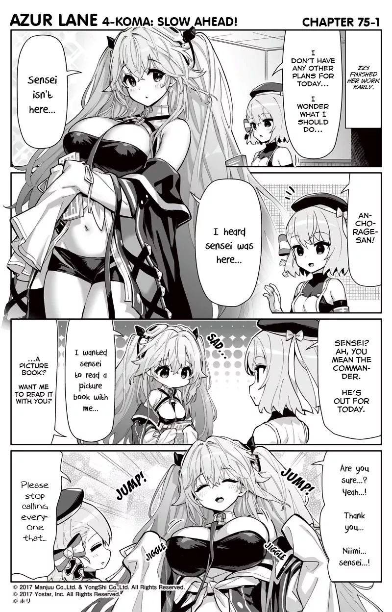 Read Azur Lane 4-koma: Slow Ahead Chapter 75 Online