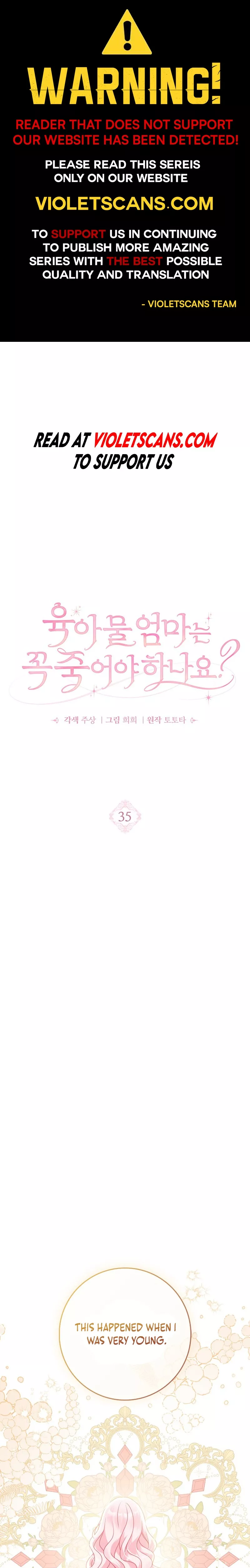 Read Do All Mothers in Childcare Novels have to Die? Chapter 35 Online