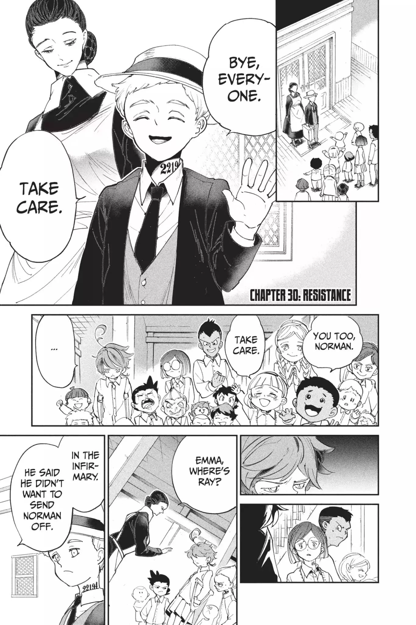 Read Yakusoku no Neverland Chapter 30 - Resistance Online