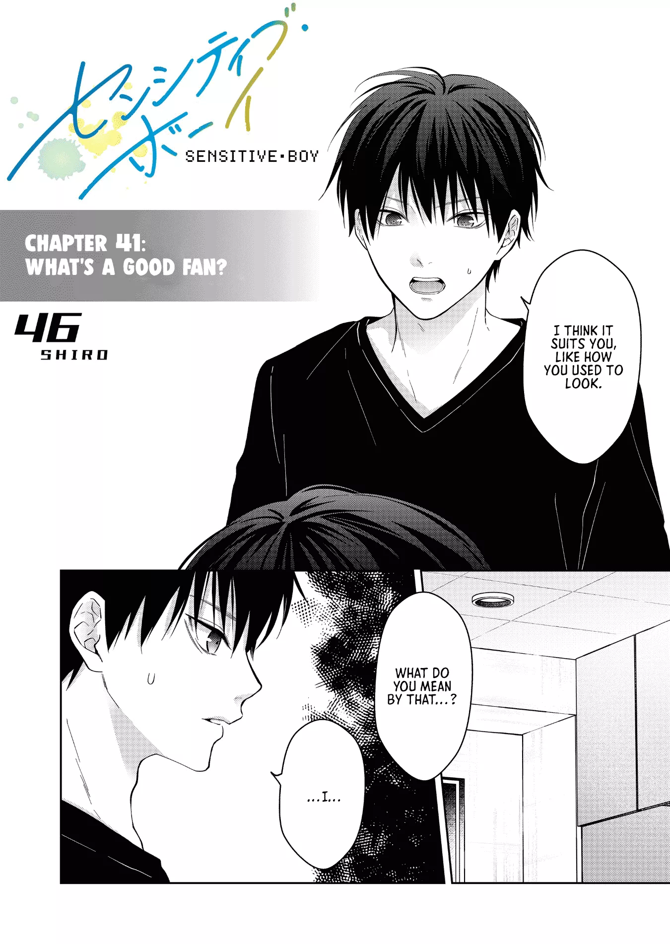 Read Sensitive Boy Chapter 41 - What's a good fan? Online