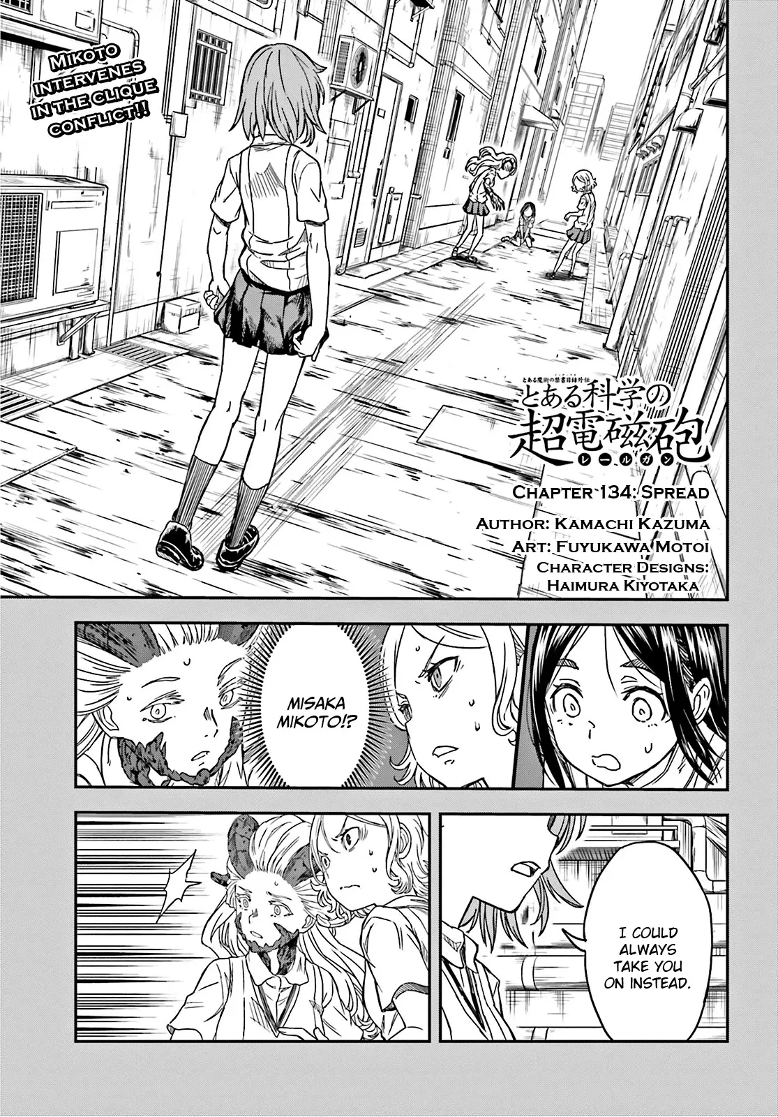 Read To Aru Kagaku no Railgun Chapter 134 - Spread Online