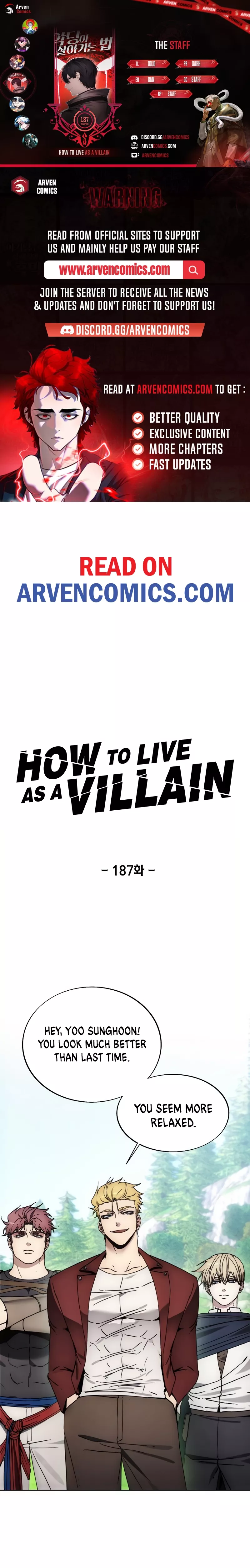 Read How to Live as a Villain Chapter 187 Online