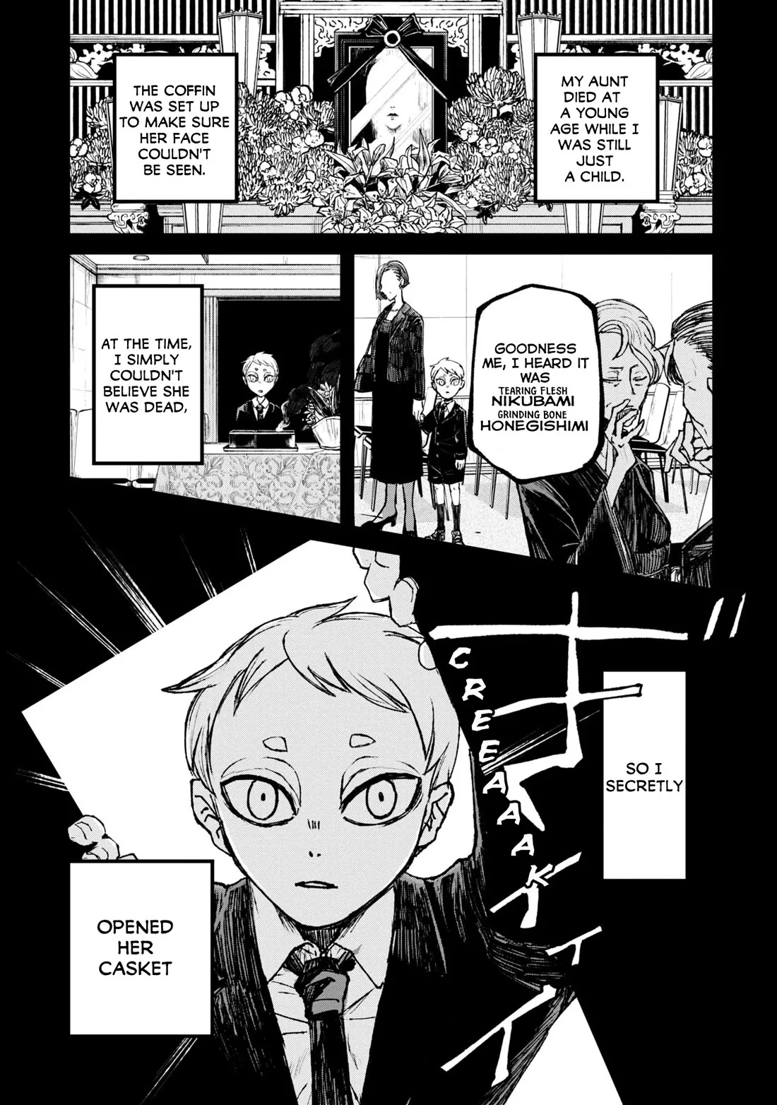 Read Nikubami Honegishimi Chapter 1 - Purple of Crossing Mirrors Online