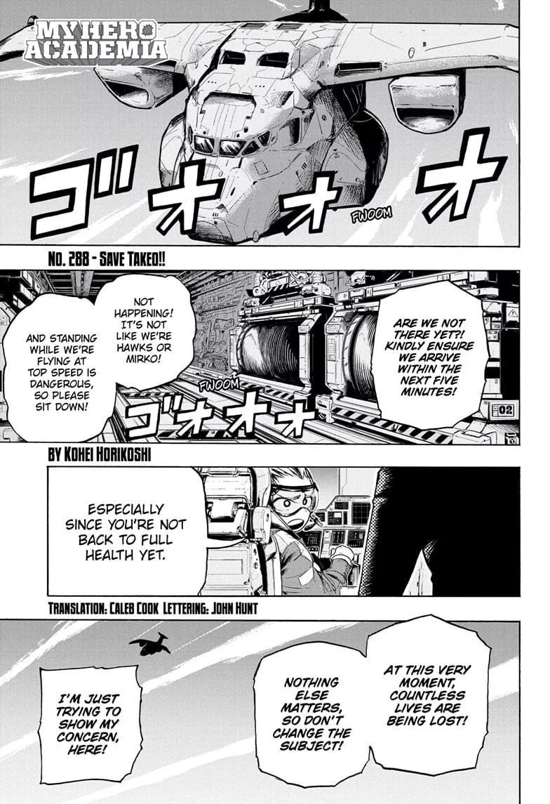 Read Boku no Hero Academia Chapter 288 Online