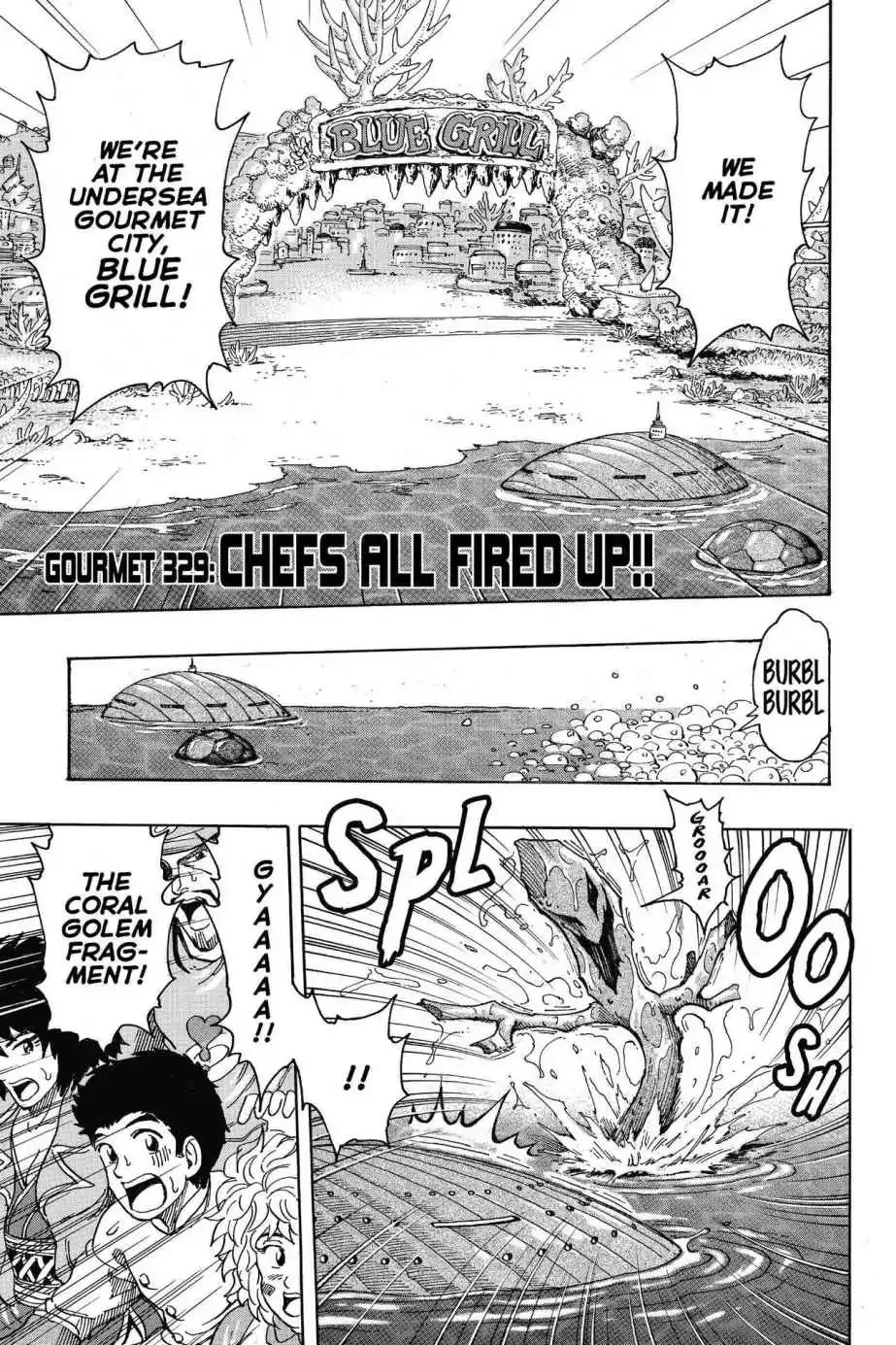 Read Toriko Chapter 329 - Vol.36 Gourmet 329: Chefs All Fire Up!! Online