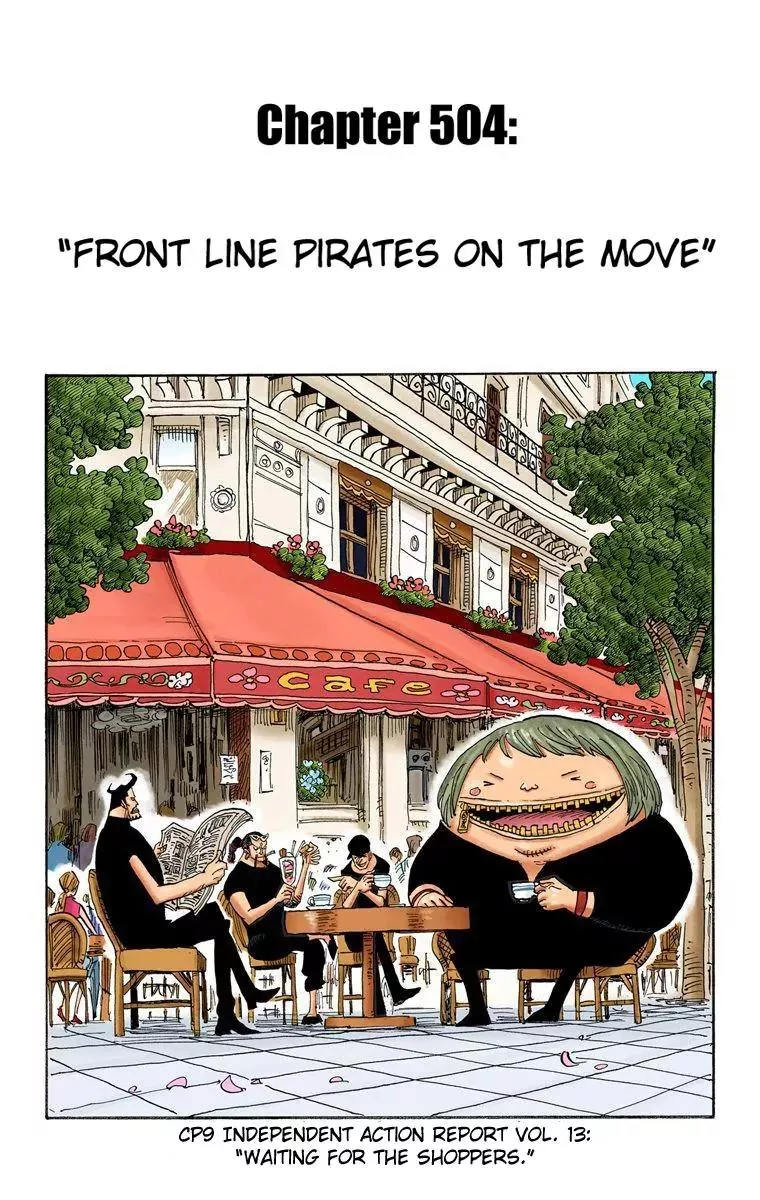 Read One Piece Chapter 504 - Front Line Pirates on the Move Online