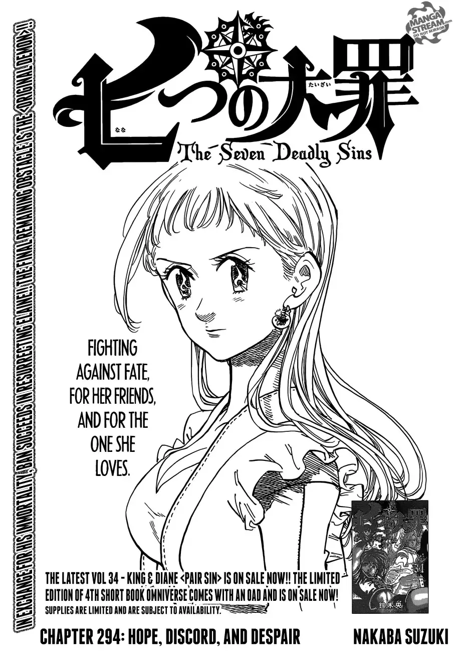 Read Nanatsu no Taizai Chapter 294 - Hope, Discord & Despair Online