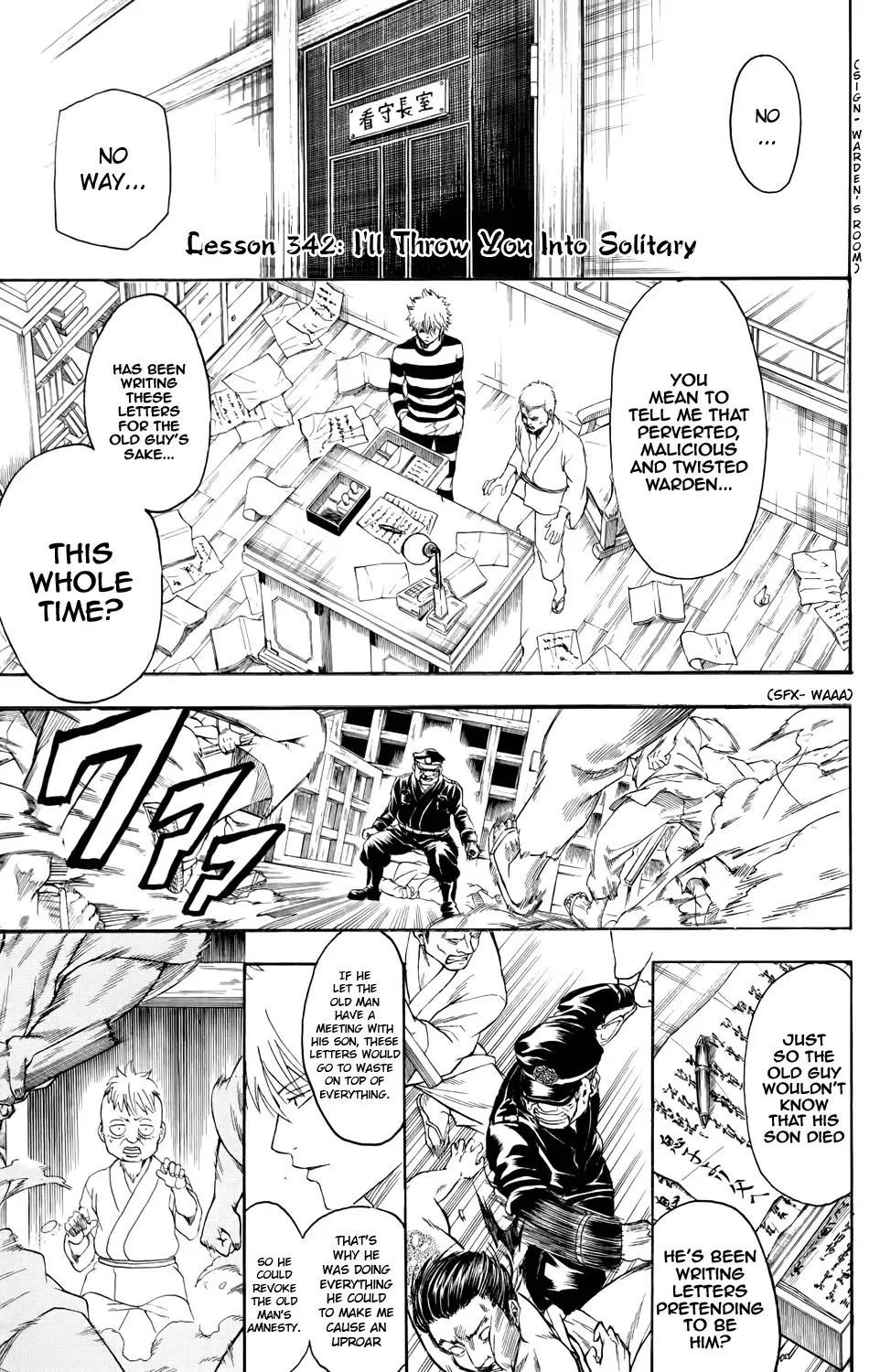 Read Gintama Chapter 342 - I'll Cast You into the Punishment Chamber Online