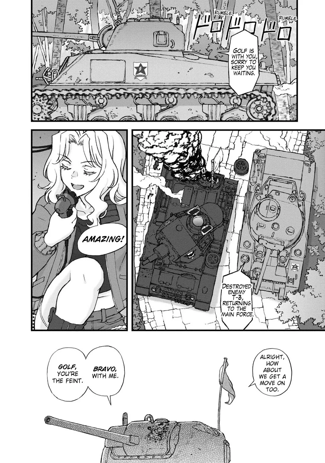 Read GIRLS und PANZER – The Fir Tree and the Iron-Winged Witch Chapter 23 Online