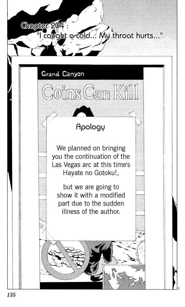 Read Hayate no Gotoku! Chapter 204 - "I Caught A Cold... My Throat Hurts..." Online
