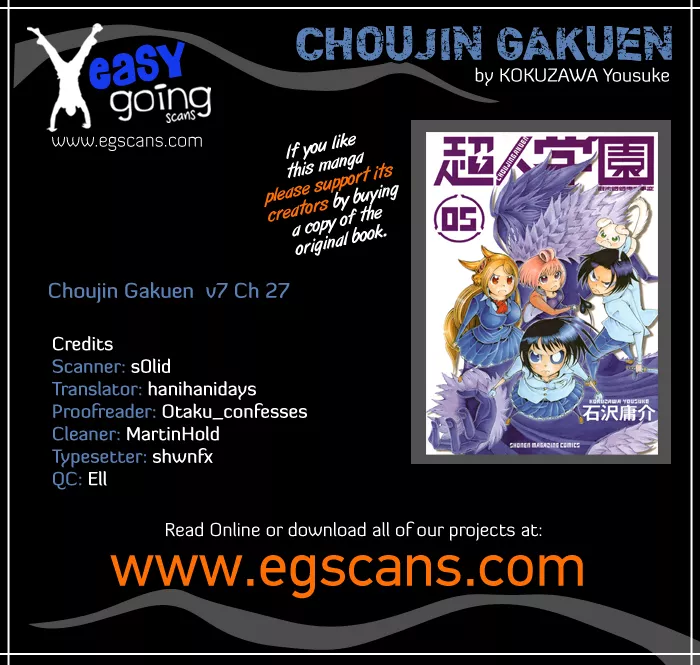 Read Choujin Gakuen Chapter 27 - The Fruit of Knowledge and the Snake Online