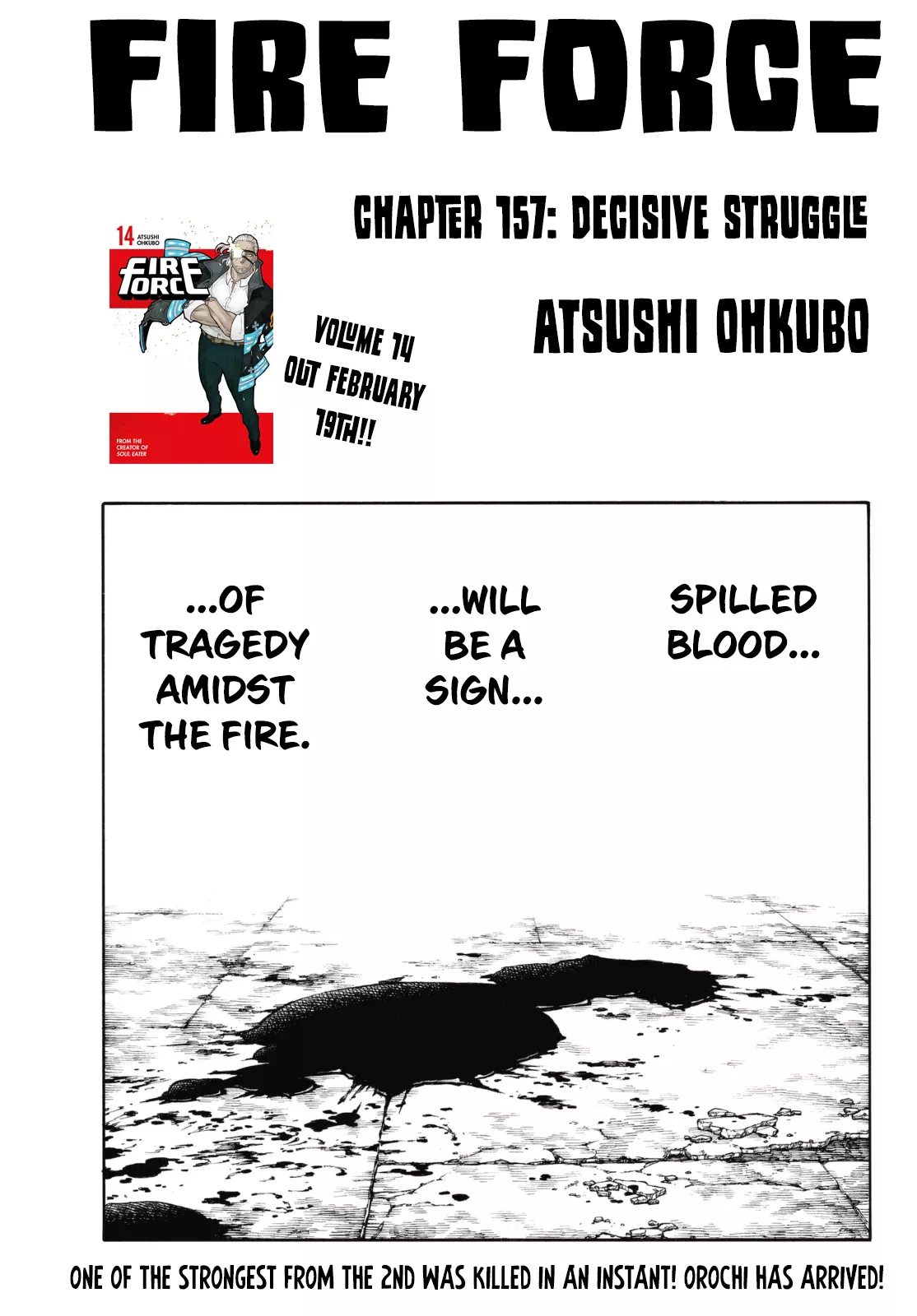 Read Enen no Shouboutai Chapter 157 - Decisive Struggle Online