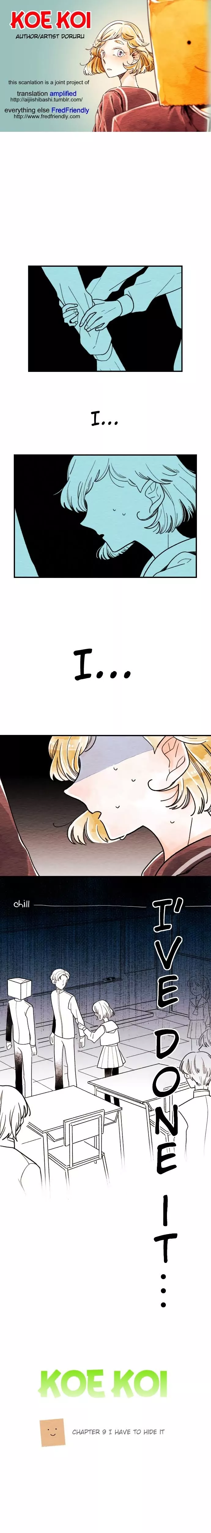 Read Koe Koi Chapter 9 - I have to hide it Online