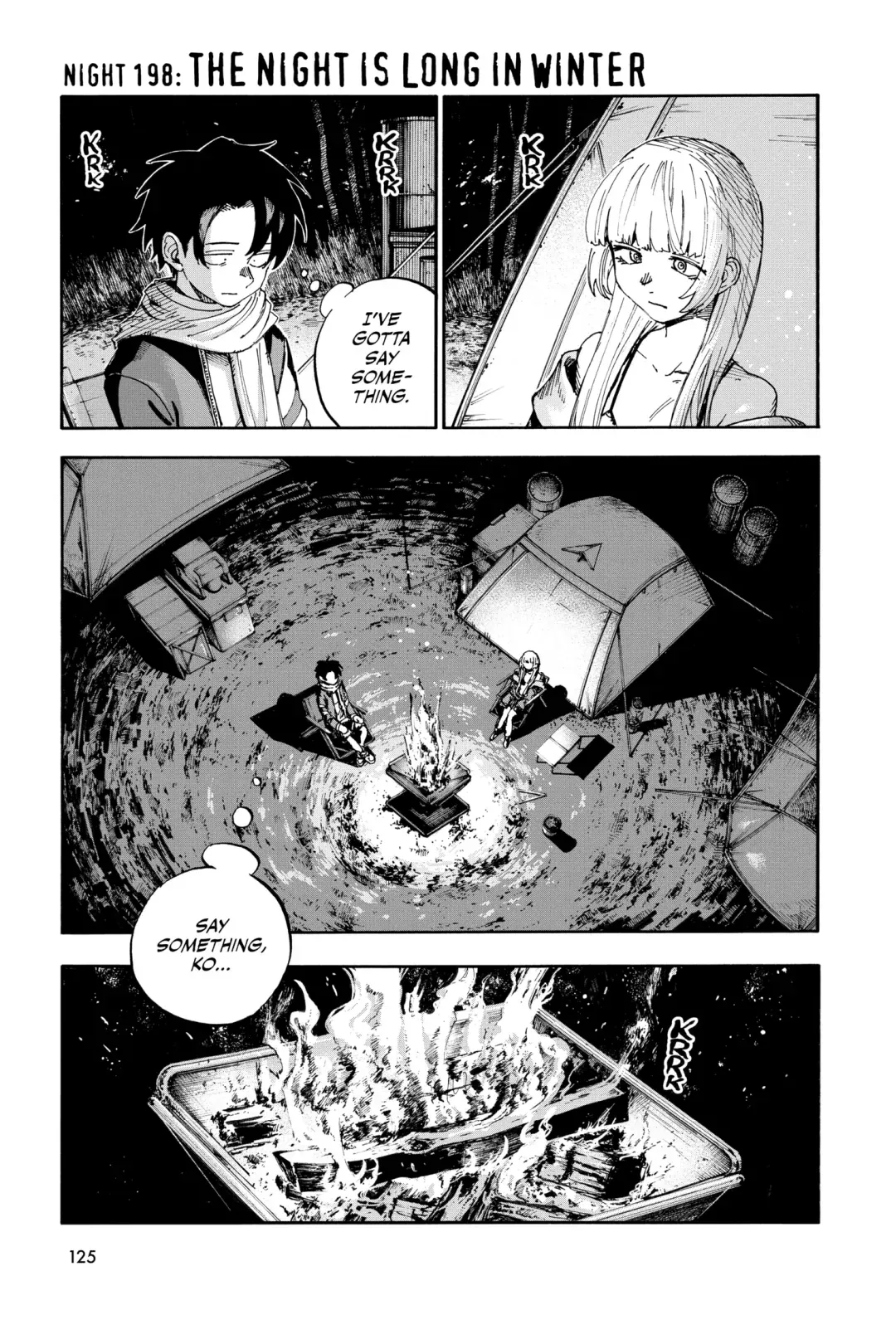 Read Yofukashi no Uta Chapter 198 Online