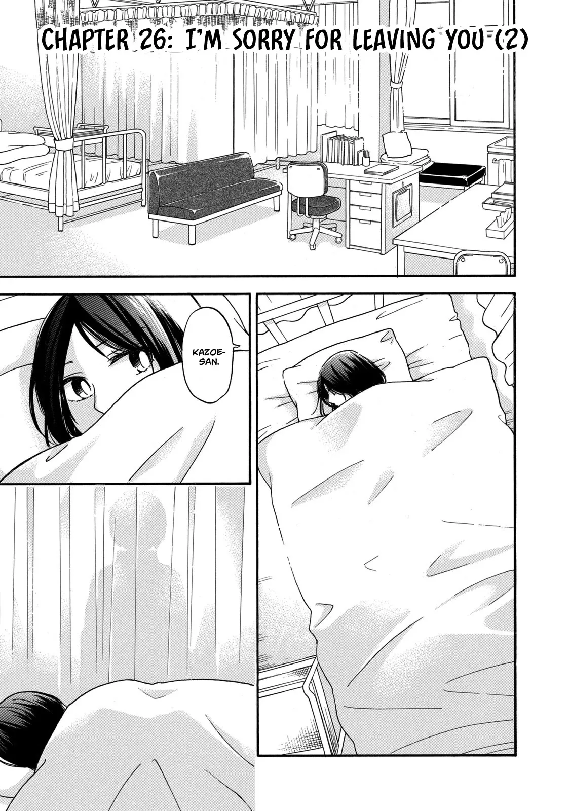 Read Hanazono-kun to Kazoe-san no Fukakai na Houkago Chapter 26 - I'm Sorry For Leaving You (2) Online