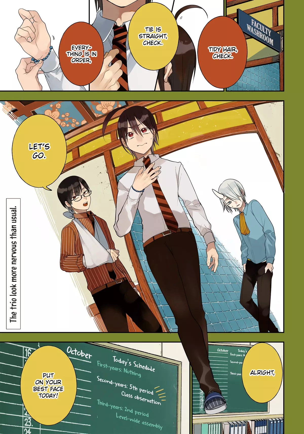 Read Youkai Gakkou no Sensei Hajimemashita! Chapter 97 - Nerve-wracking Class Observation Online