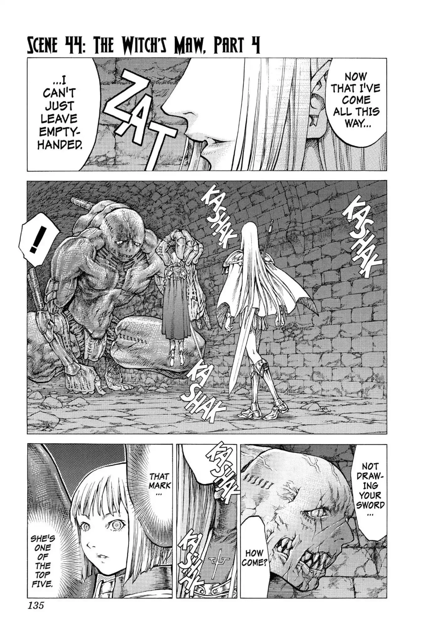 Read Claymore Chapter 44 - Vol.8 Scene 44: The Witch's Maw, Part 4 Online