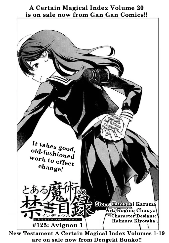 Read To Aru Majutsu no Kinsho Mokuroku Chapter 125 - Avignon, Part 1 Online
