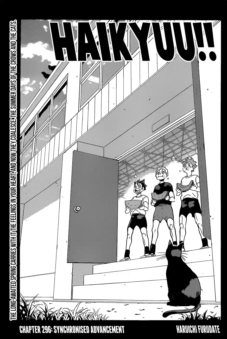 Read Haikyu!! Chapter 296 Online