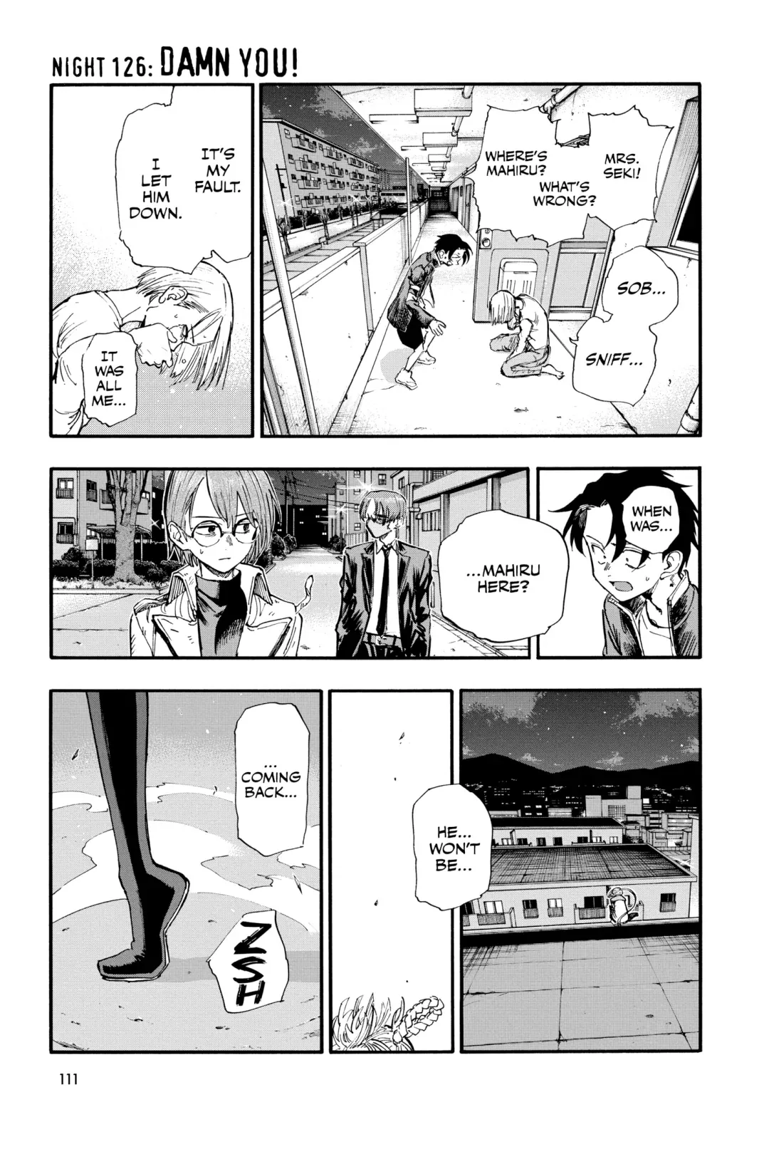 Read Yofukashi no Uta Chapter 126 - B*tch Online