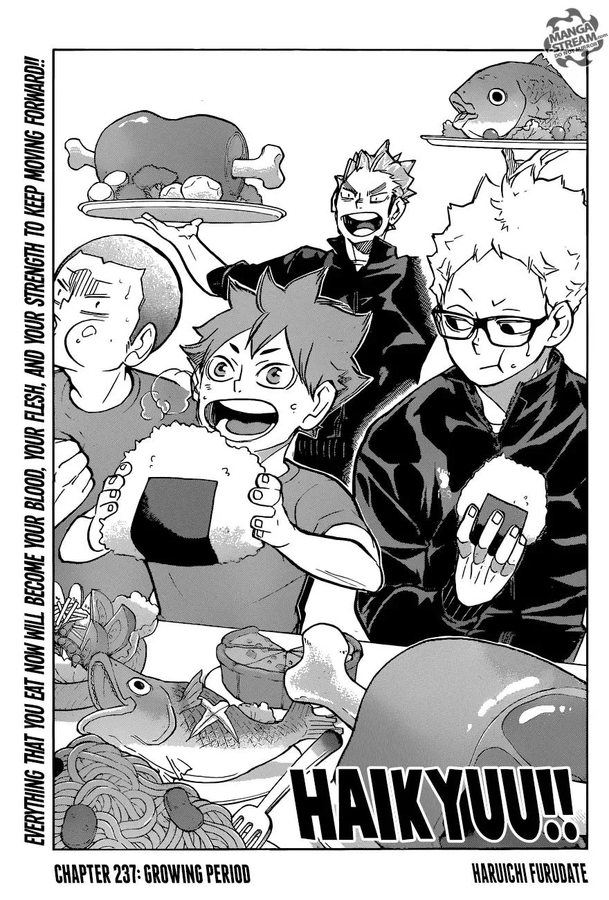 Read Haikyu!! Chapter 237 - Growing period Online