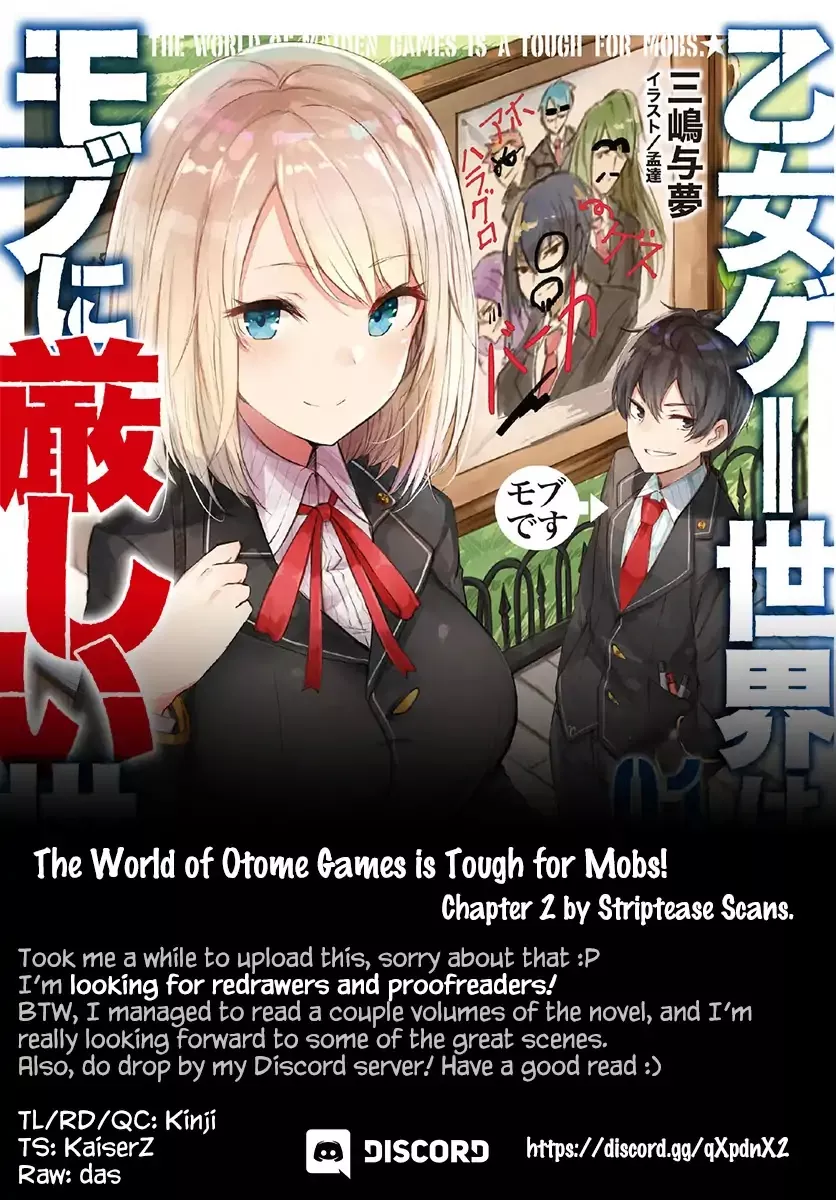 Read The World of Otome Games is Tough for Mobs Chapter 2 - Towards Determination Online