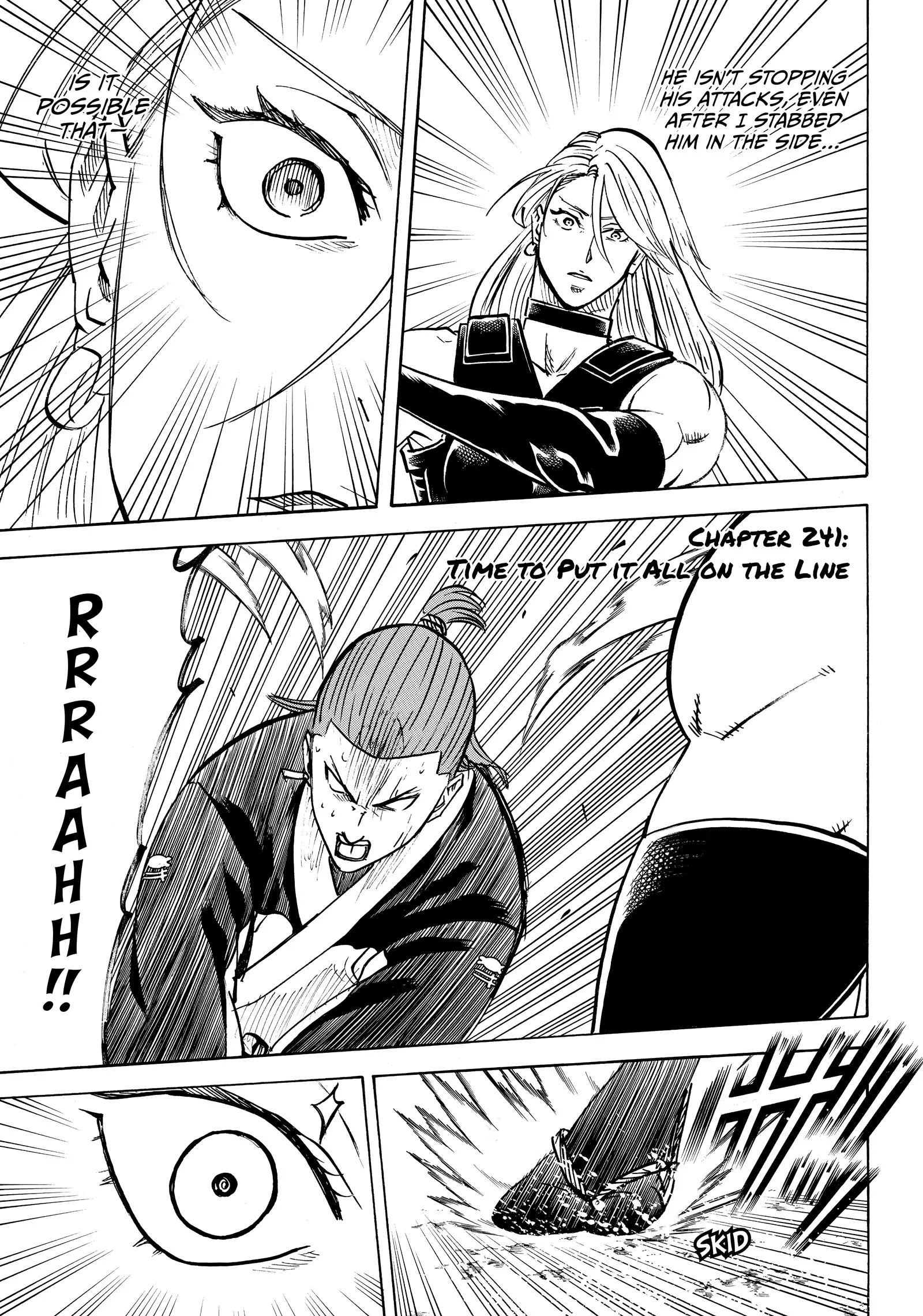 Read Gamaran: Shura Chapter 241 - Time to Put it All on the Line Online