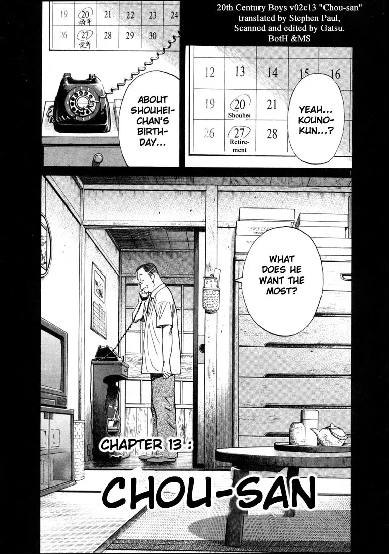 Read 20th Century Boys Chapter 13 - Chou-san Online